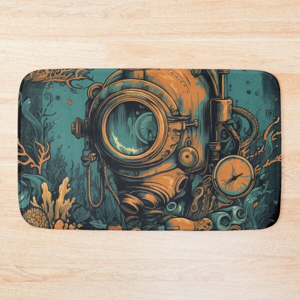 Item preview, Underwater Treasure Hunt Submarine - Discover Hidden Gems designed and sold by Alphakenon.