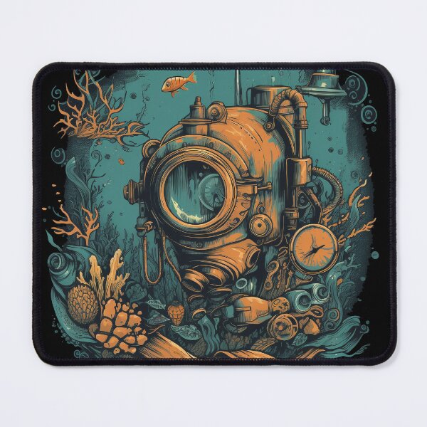 Item preview, Underwater Treasure Hunt Submarine - Discover Hidden Gems designed and sold by Alphakenon.