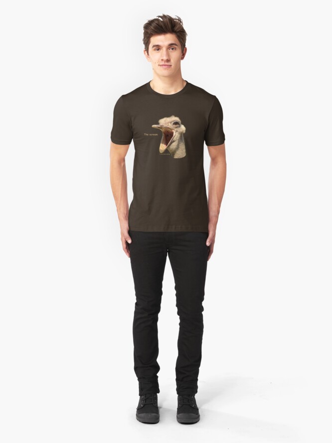 Alternate view of The scream Slim Fit T-Shirt