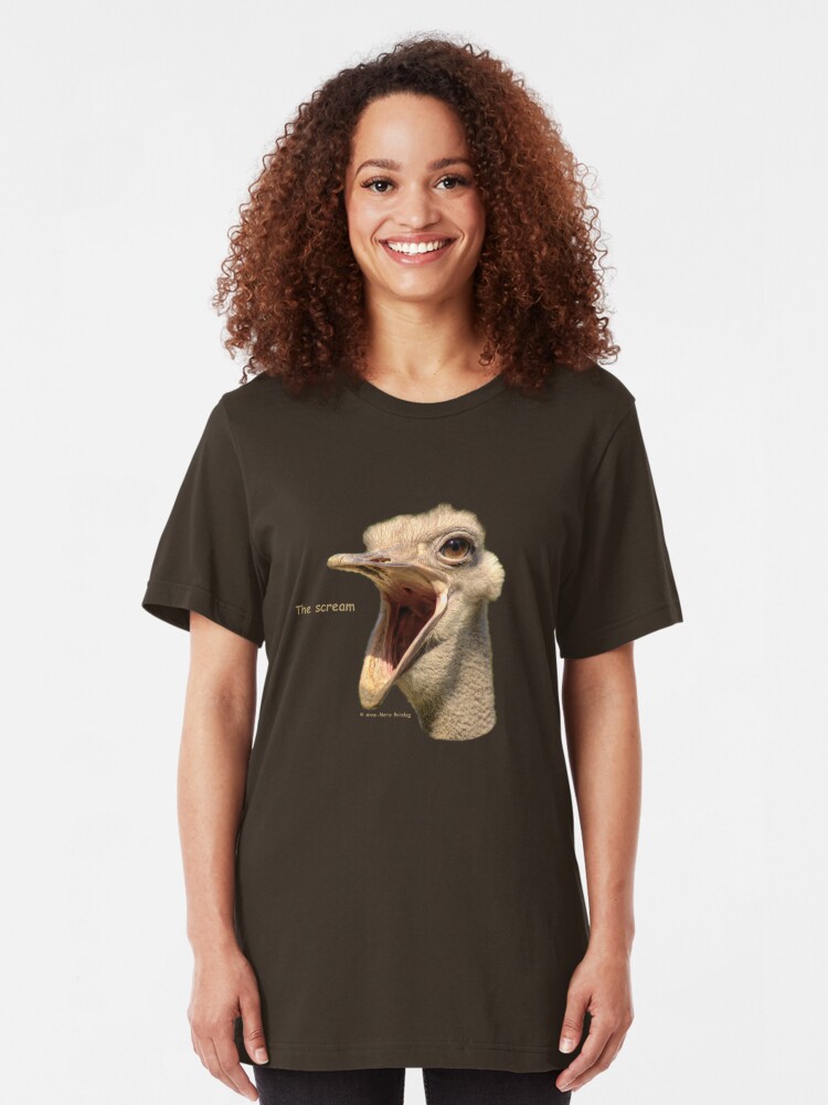 Alternate view of The scream Slim Fit T-Shirt