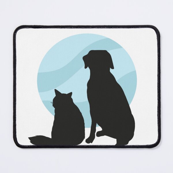 Item preview, Cat and dog, love art Sticker designed and sold by Zidane45.