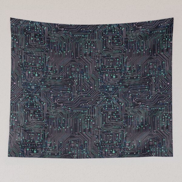 Item preview, Pink and Blue Neon Circuitry designed and sold by DaniGirls.