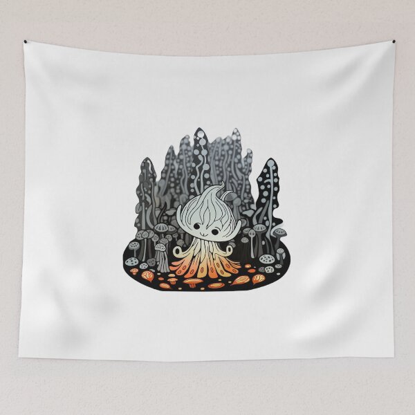 Item preview, Spirits in the Mushroom Garden - Enchanting Art designed and sold by TVBArchive.