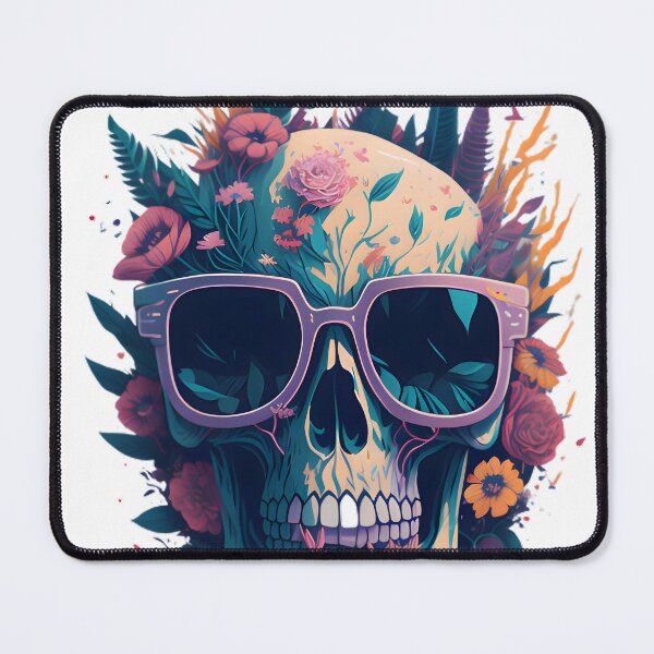 Item preview, Skull With Flowers designed and sold by StyleSan1.