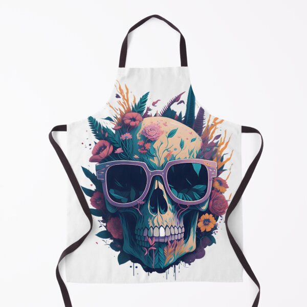 Item preview, Skull With Flowers designed and sold by StyleSan1.