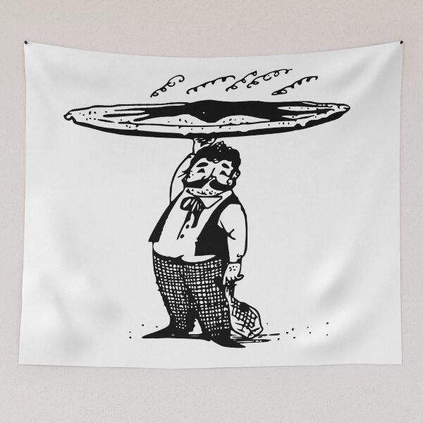 Item preview, Pizza Waiter Italian designed and sold by Gile-Shop.