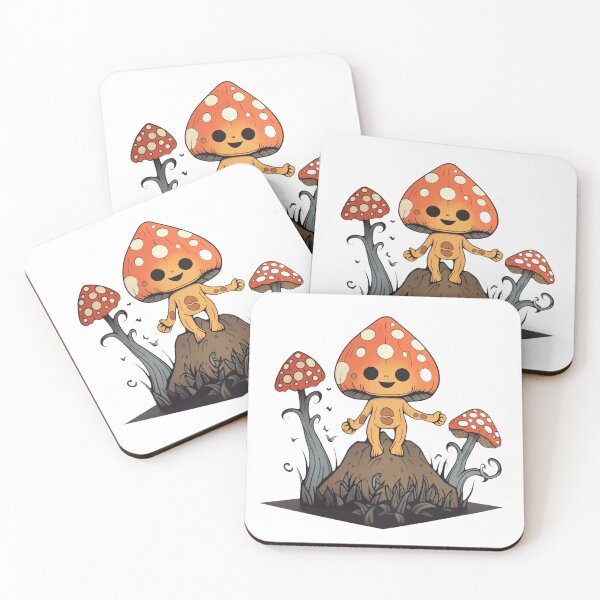 Item preview, Spirits in the Mushroom Garden - Enchanting Art designed and sold by TVBArchive.