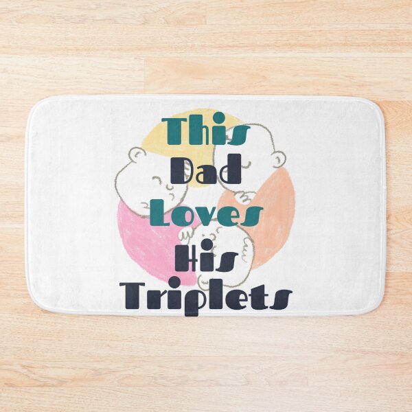 Item preview, This Dad Loves His Triplets - One Dad's Journey: Raising Triplets with Love designed and sold by Chromatic-Art.