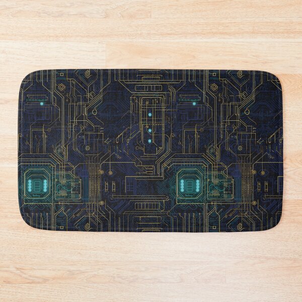 Item preview, Blue and Yellow Neon Circuitry designed and sold by DaniGirls.