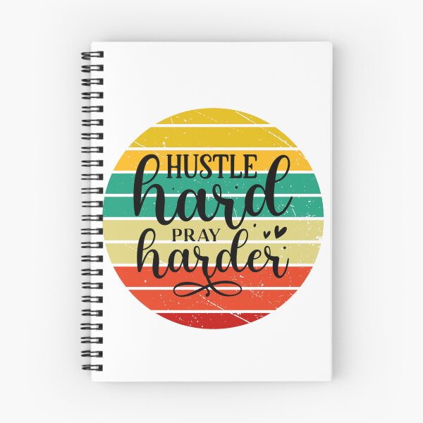 Item preview, Hustle hard pray harder- prayer inspirational quote  designed and sold by Janetlousart.