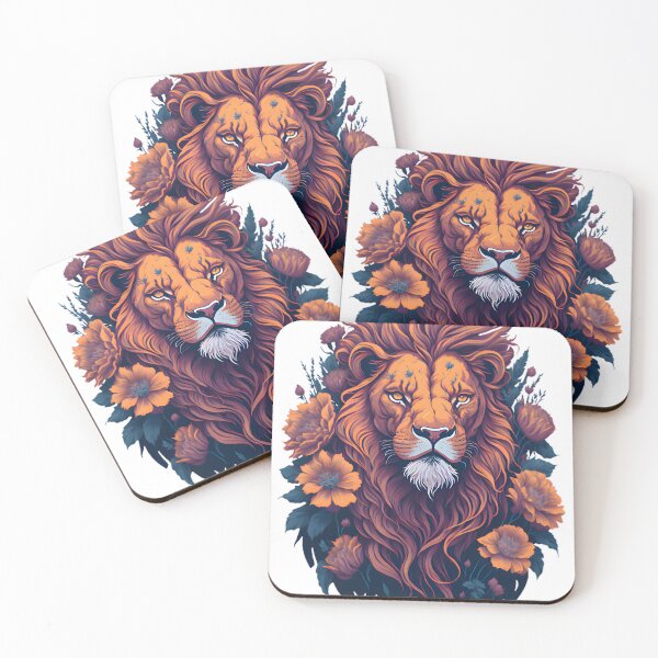 Item preview, Flowering Lion Art designed and sold by StyleSan1.