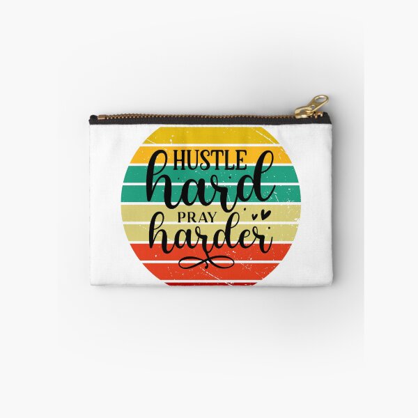 Item preview, Hustle hard pray harder- prayer inspirational quote  designed and sold by Janetlousart.