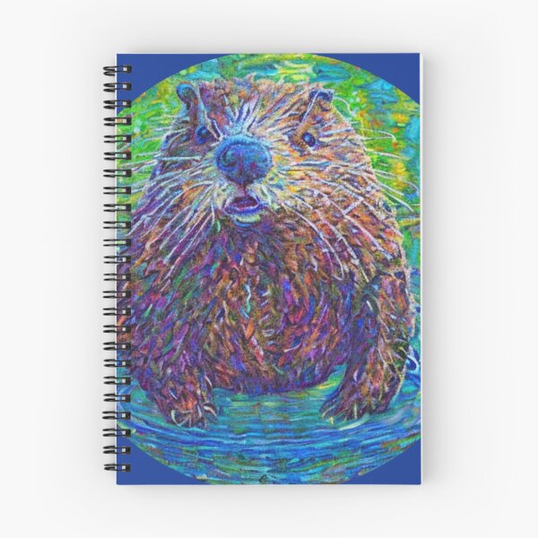 Item preview, A beaver in the water. Abstraction. designed and sold by Natalia-Vlad.