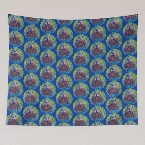 Item preview, A beaver in the water. Abstraction. designed and sold by Natalia-Vlad.
