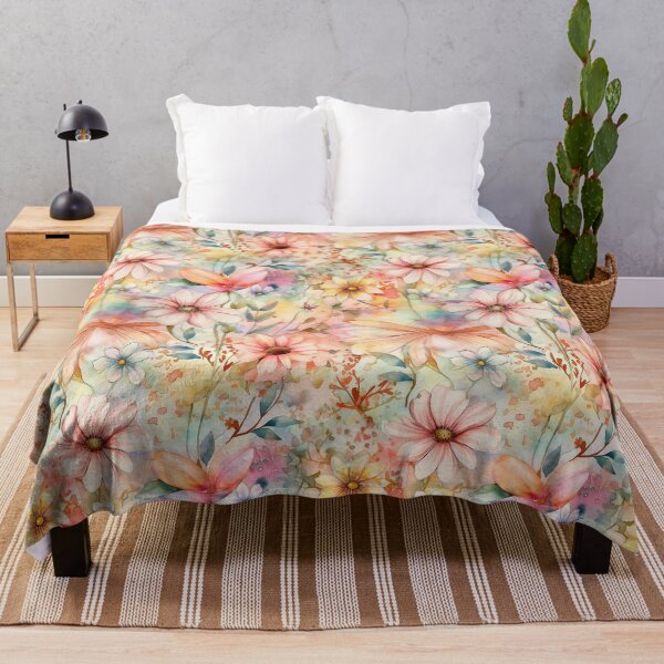 Item preview, Springtime Floral Blooms: Watercolor Floral Seamless Pattern for DIY Crafts and Home Decor designed and sold by Shadi Rosenow.