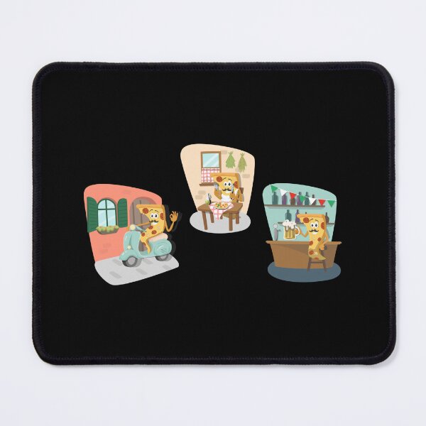 Item preview, Character Of Pizza Slice designed and sold by Gile-Shop.