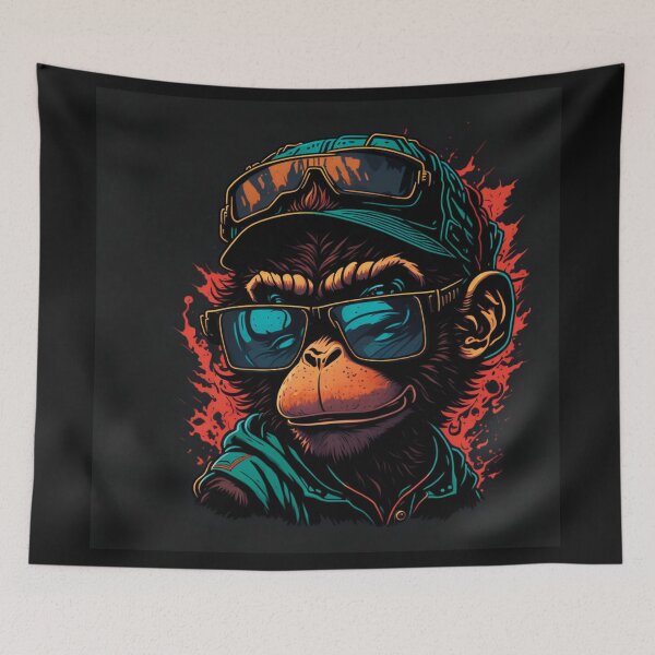Item preview,  crazy monkey designed and sold by artegrafico92.