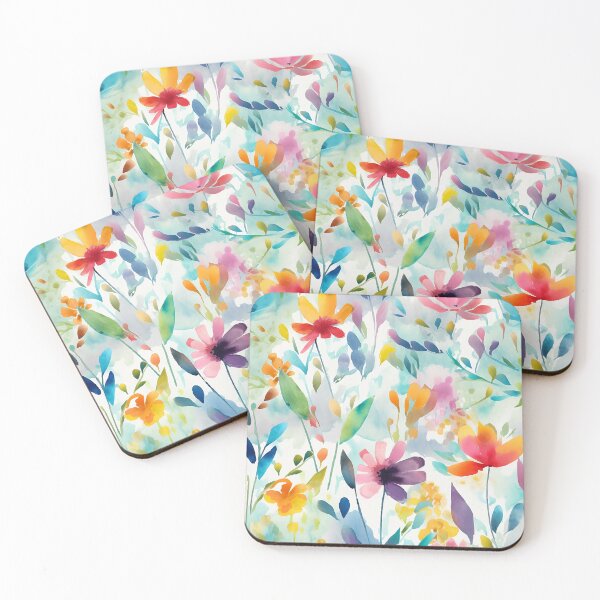 Item preview, Springtime Floral Blooms 4 : Watercolor Floral Seamless Pattern for DIY Crafts and Home Decor designed and sold by Shadi Rosenow.