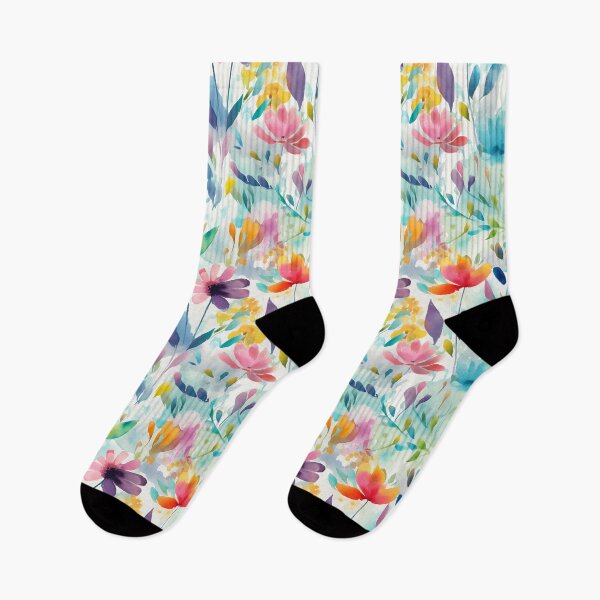 Item preview, Springtime Floral Blooms 4 : Watercolor Floral Seamless Pattern for DIY Crafts and Home Decor designed and sold by Shadi Rosenow.