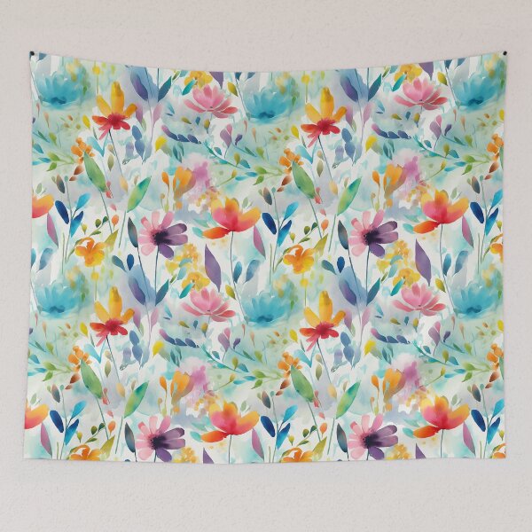 Item preview, Springtime Floral Blooms 4 : Watercolor Floral Seamless Pattern for DIY Crafts and Home Decor designed and sold by Shadi Rosenow.