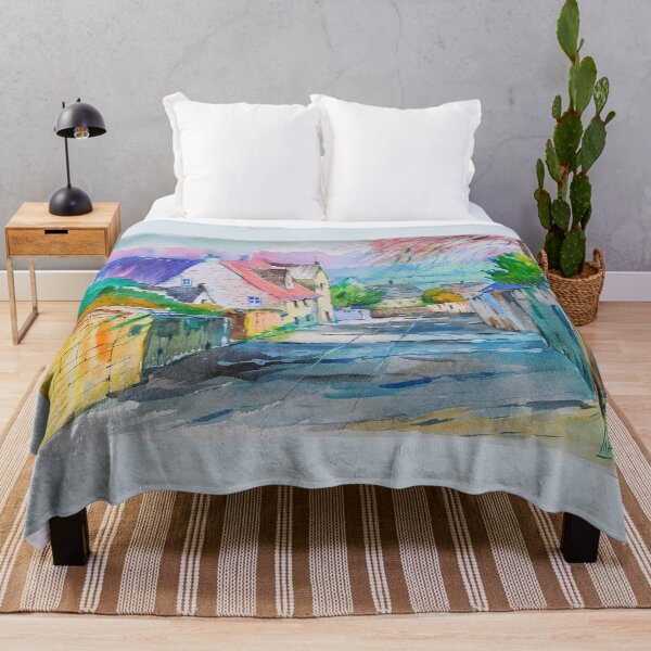 Item preview, Watercolor English landscape wall art designed and sold by DmitrySkripnyc.