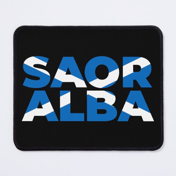Item preview, Saor Alba - Free Scotland - Scottish Flag Blue - Gaidhlig designed and sold by Indy2tees.