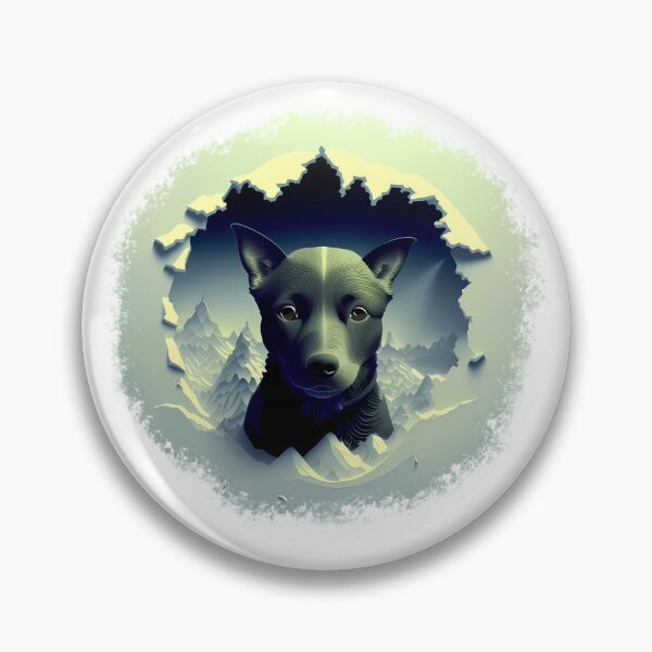 Item preview, colorful dog abstract design designed and sold by DrWalr0ss.
