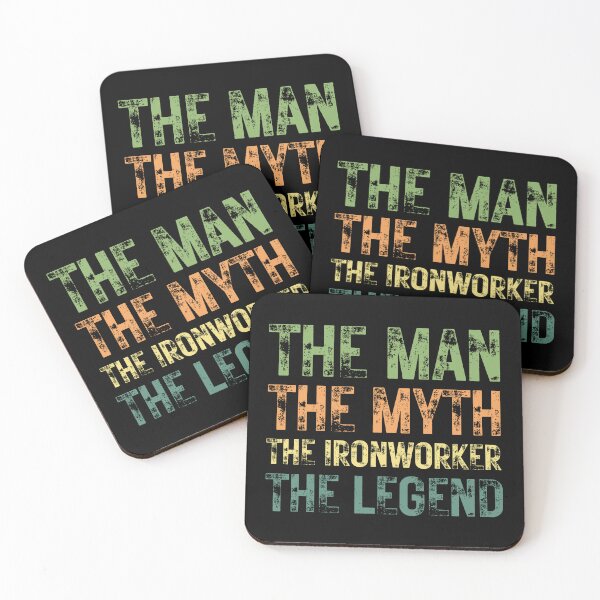 Item preview, The Man The Myth The Ironworker the Legend designed and sold by Crafty-Mornings.