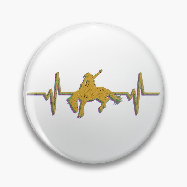 Item preview, Bronc Rider Heartbeat Vintage designed and sold by franktact.