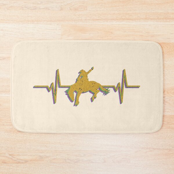 Item preview, Bronc Rider Heartbeat Vintage designed and sold by franktact.