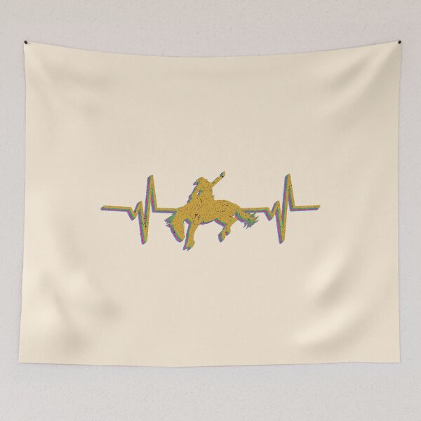 Item preview, Bronc Rider Heartbeat Vintage designed and sold by franktact.