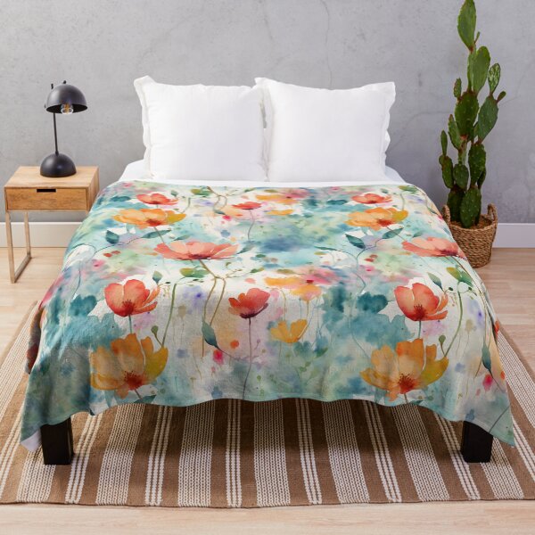 Item preview, Springtime Floral Blooms 5 : Watercolor Floral Seamless Pattern for DIY Crafts and Home Decor designed and sold by Shadi Rosenow.