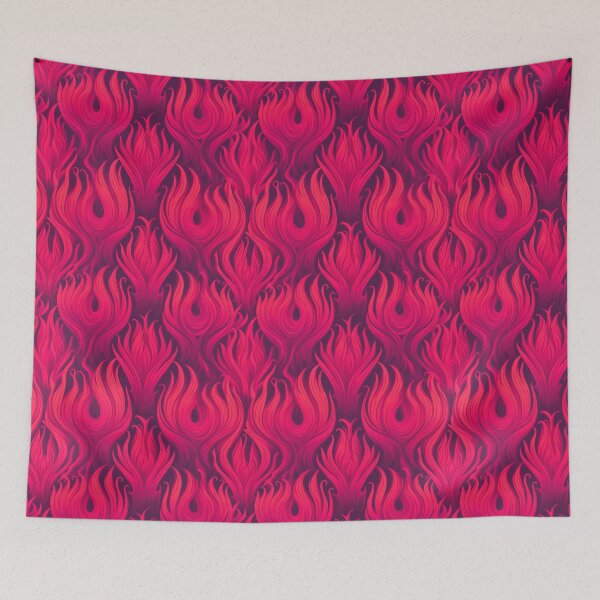 Item preview, Deep Pink Fire designed and sold by Brush-Blueprint.