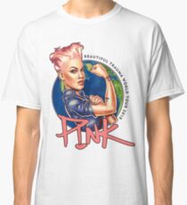 Pink Beautiful Trauma World Tour 2018 Classic T-Shirt