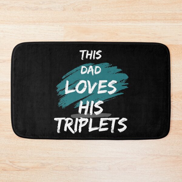 Item preview, This Dad Loves His Triplets - A Father's Unwavering Love for His Precious Triplets designed and sold by Chromatic-Art.