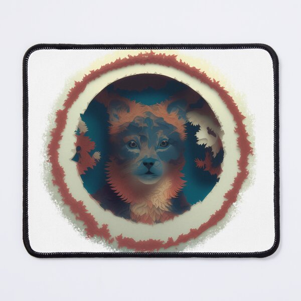 Item preview, colorful dog abstract design designed and sold by DrWalr0ss.