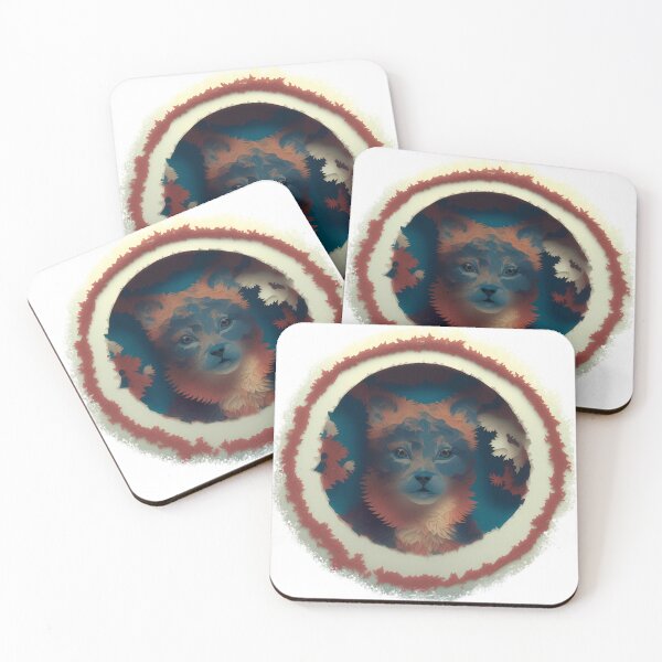 Item preview, colorful dog abstract design designed and sold by DrWalr0ss.