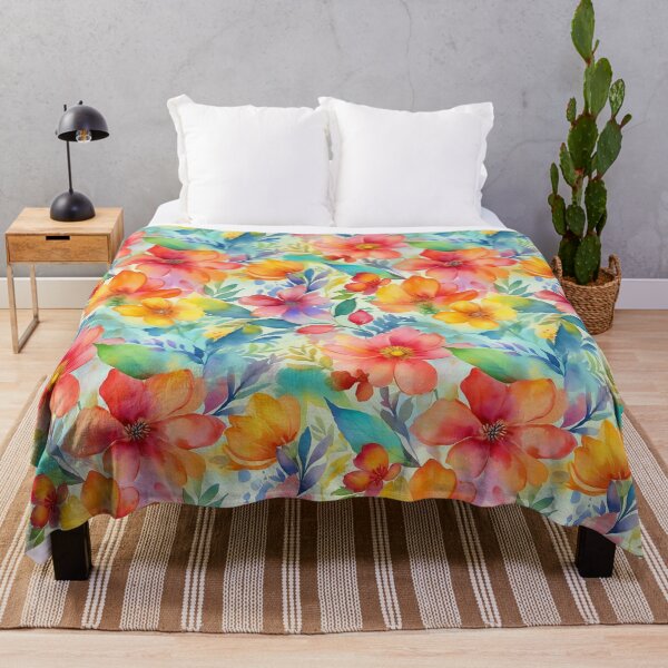 Item preview, Springtime Floral Blooms 8 : Watercolor Floral Seamless Pattern for DIY Crafts and Home Decor designed and sold by Shadi Rosenow.