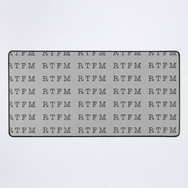 Item preview, RTFM (Read The Fucking Manual) designed and sold by ZenPhotoStudio.