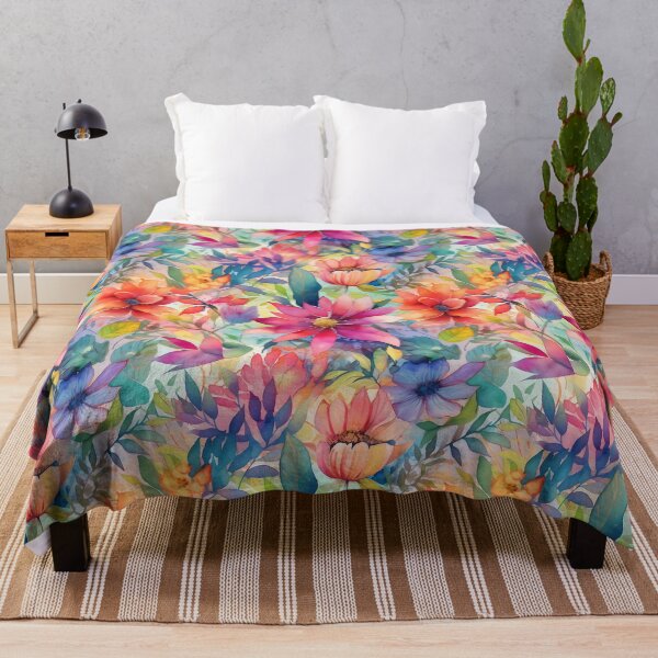 Item preview, Springtime Floral Blooms 9 : Watercolor Floral Seamless Pattern for DIY Crafts and Home Decor designed and sold by Shadi Rosenow.