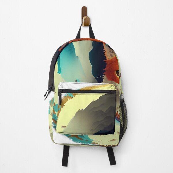Item preview, colorful fox abstract design designed and sold by DrWalr0ss.