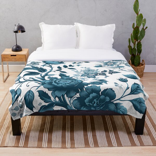 Item preview, Blue Floral Pattern  designed and sold by Ecollections.
