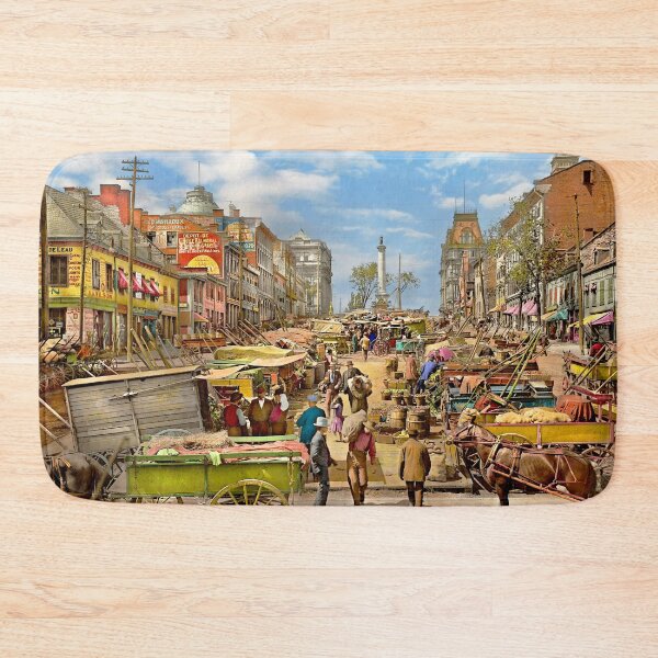 Item preview, City - Montreal, CA - Jacques Cartier Square 1900 designed and sold by Mike Savad Photography.
