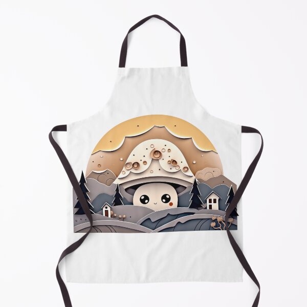 Item preview, Mushroom Forest Papercraft Sunset Scene designed and sold by TVBArchive.