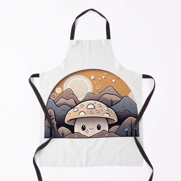 Item preview, Mushroom Mountain Forest Papercraft Sunset Scene designed and sold by TVBArchive.