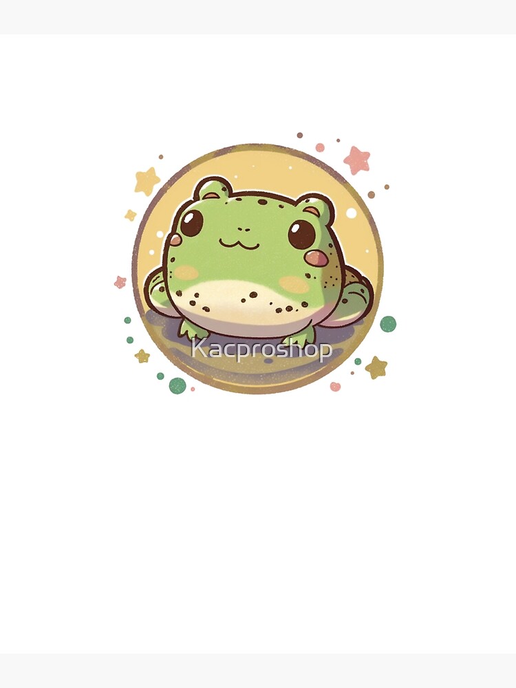  60 Pcs Kawaii Frog Stickers for Kids, Cute Frog Stuff