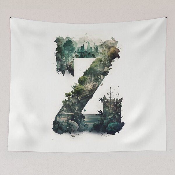 Item preview, Letter Z Double Exposure designed and sold by dotperinchart.