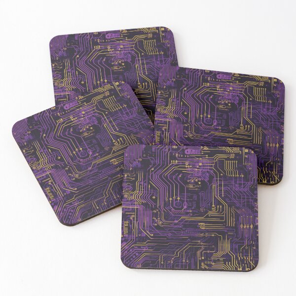 Item preview, Purple and Yellow Neon Circuitry designed and sold by DaniGirls.