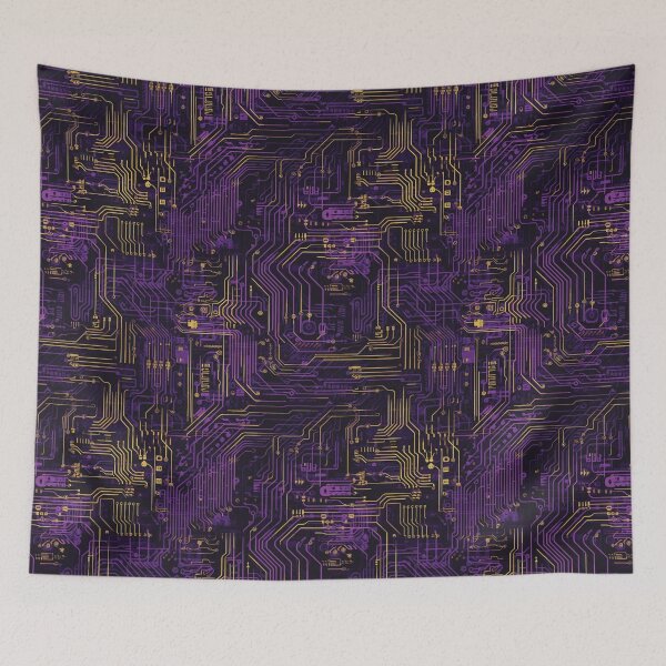 Item preview, Purple and Yellow Neon Circuitry designed and sold by DaniGirls.
