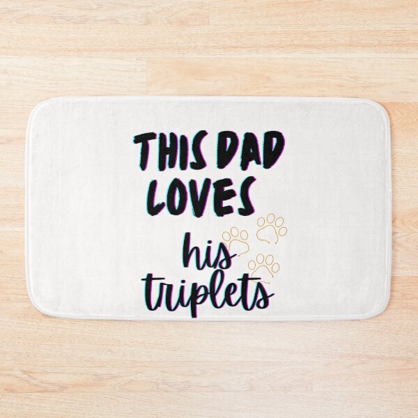 Item preview, This Dad Loves His Triplets - From Diapers to Graduation: A Father's Journey with His Triplets designed and sold by Chromatic-Art.